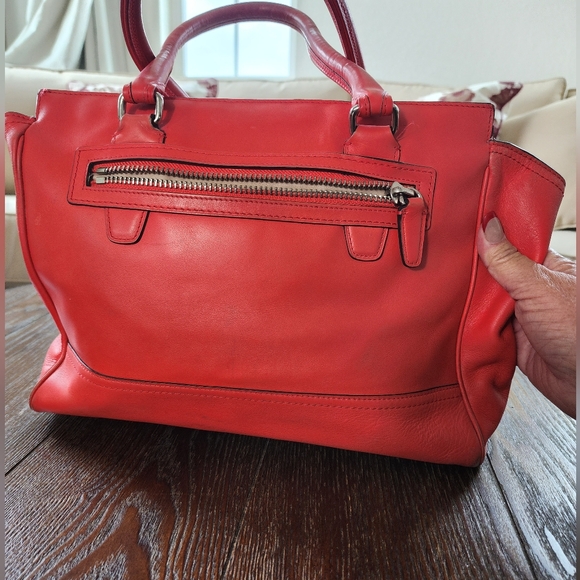 Coach Salmon/ Pink Leather A1373 24281 - Picture 6 of 15